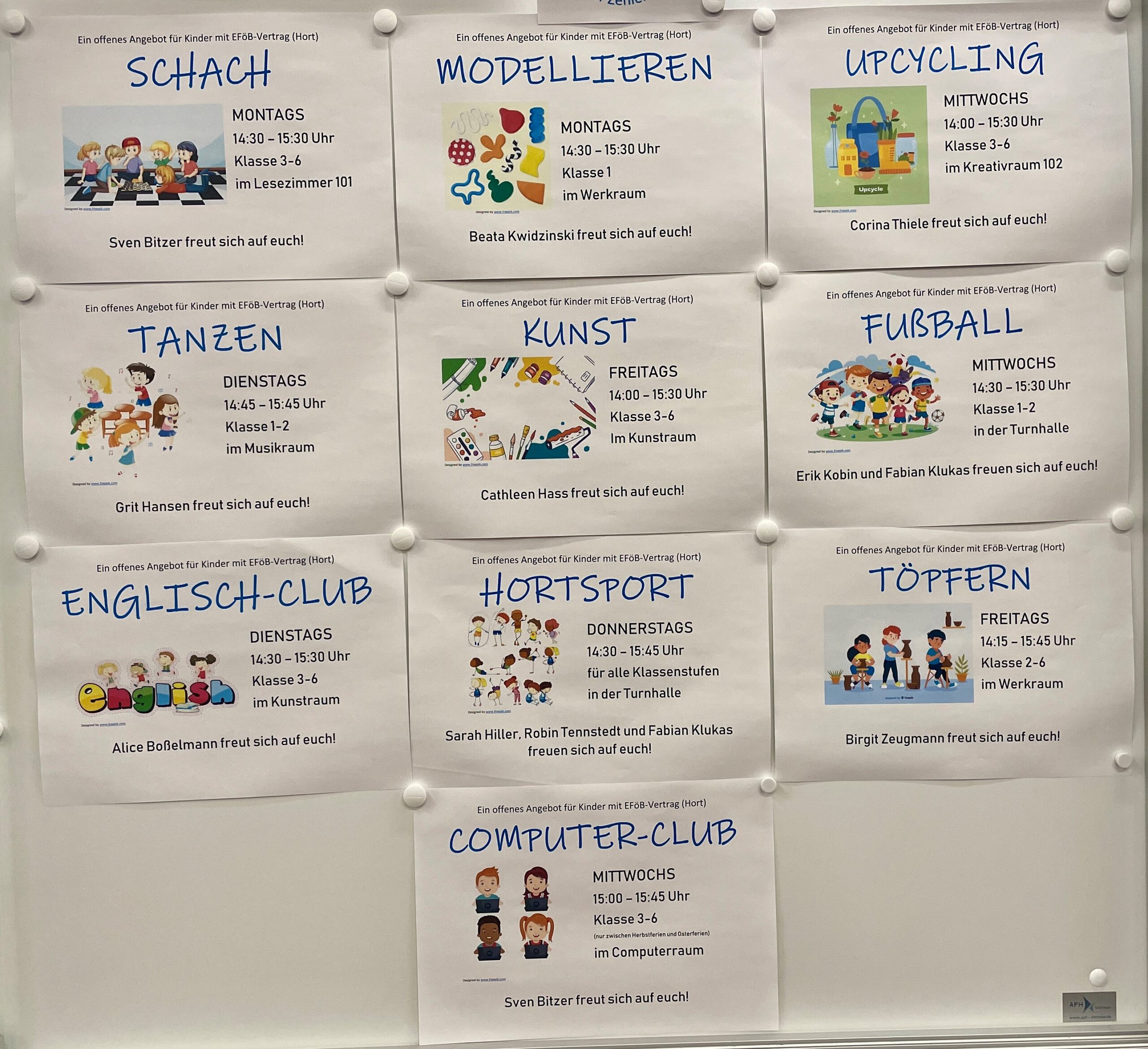 Arbeitsgemeinschaften EFöB-Angebote