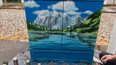 Das Stromkastenprojekt der 6c der Nord-Grundschule. Bergsee